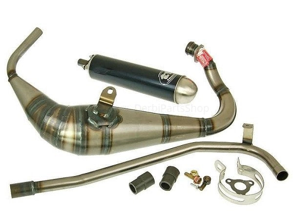 Tecnigas E-Box uitlaat systeem Derbi GPR/Aprilia RS