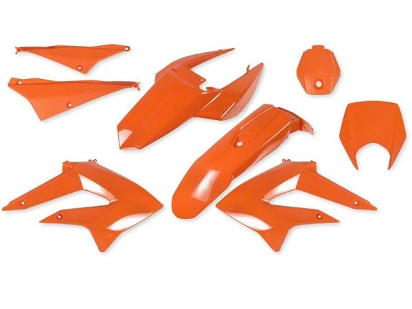 Kappenset 8-delig Derbi Senda DRD X-Treme 2011-2017 oranje