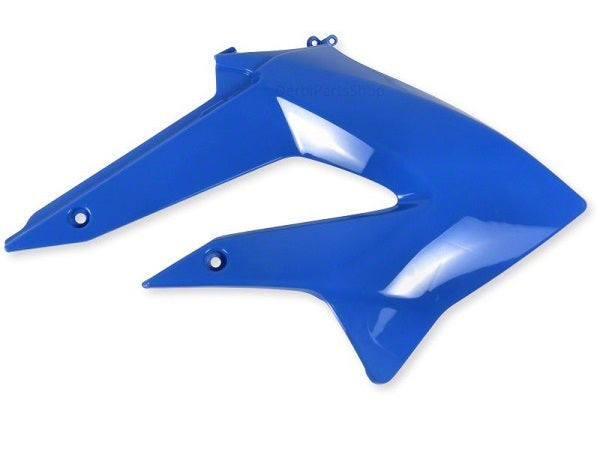 Derbi Senda DRD X-Treme radiateur kap rechts blauw