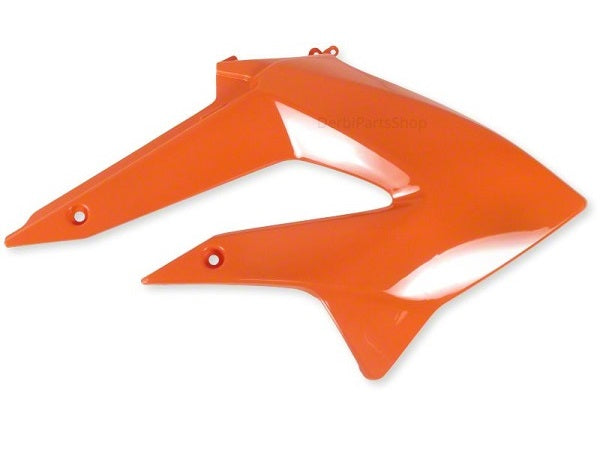 Derbi Senda DRD X-Treme radiateur kap rechts oranje