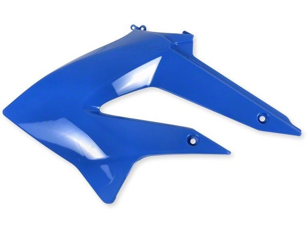 Derbi Senda DRD X-Treme radiateur kap links blauw