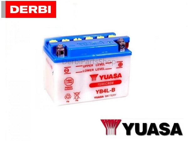 Yuasa 12v 4Ah accu 112x68x90mm origineel (excl accuzuur)