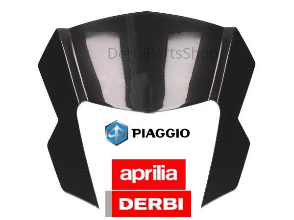 Koplamp kap zwart Derbi Senda - Aprilia SX, RX - Gilera SMT, RCR 50 Euro4 2018> origineel
