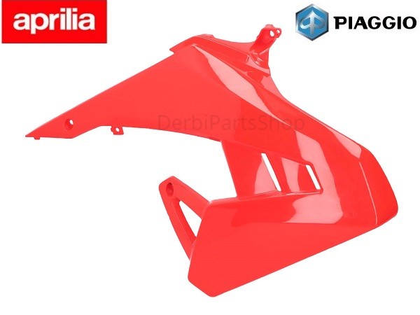 Radiateur kap rechts rood Aprilia SX, RX 50 Euro4 2018>
