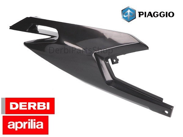 Achter kap rechts zwart Derbi Senda - Aprilia SX, RX - Gilera SMT, RCR 50 Euro4 2018> origineel