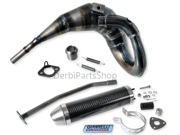 Giannelli Conti uitlaat carbon Derbi Senda/DRD/Aprilia SX