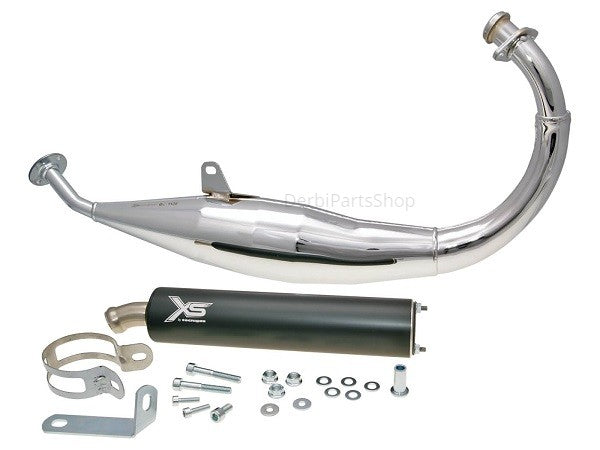 Tecnigas XS Chroom sport uitlaat Derbi/Aprilia