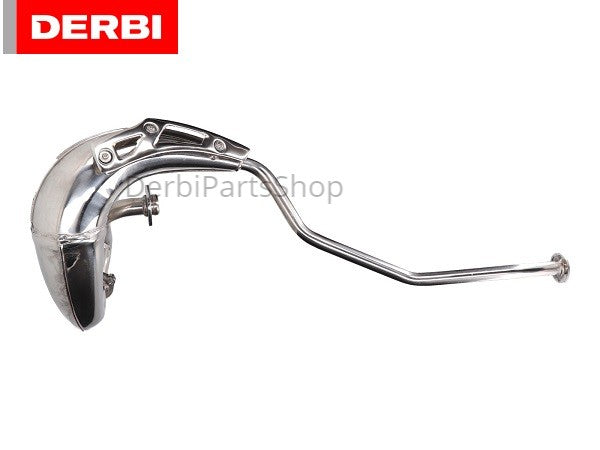 Derbi Senda / Aprilia SX,RX / Gilera SMT, RCR originele uitlaat verchroomd 2000 - 2027