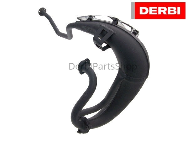 Derbi Senda / Aprilia SX,RX / Gilera SMT, RCR originele uitlaat zwart 2000 - 2027