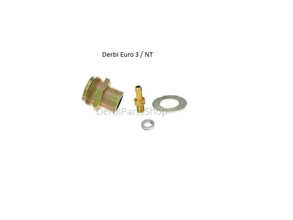 Koelvloeistof verloopstuk adapter cilinderkop M24 Derbi NT 2006>