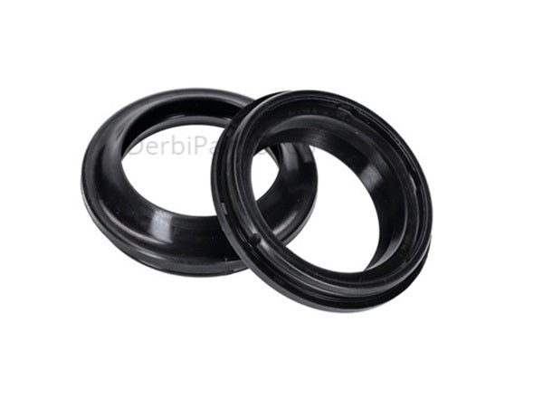 Naraku voorvork stof keerring set 37x49,5x4,7 Paioli Derbi/Aprilia zwart