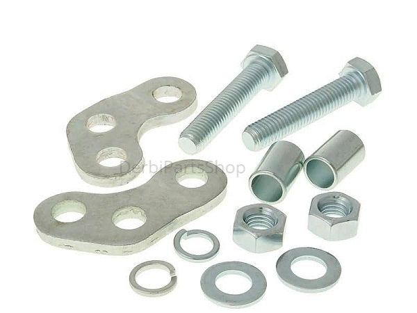 Derbi Senda/Aprilia SX/Gilera SMT 50 Schokbreker verhoger set grijs