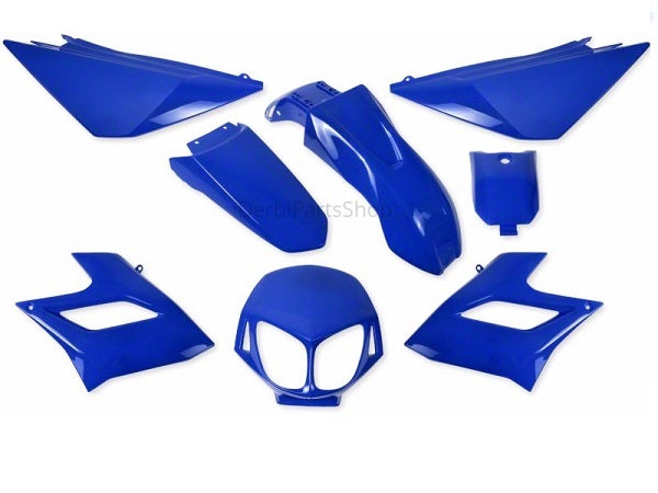 Kappenset blauw 8-delig Derbi Senda DRD Racing 2006-2010