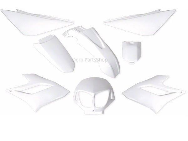 Kappenset wit 8-delig Derbi Senda DRD Racing 2006-2010
