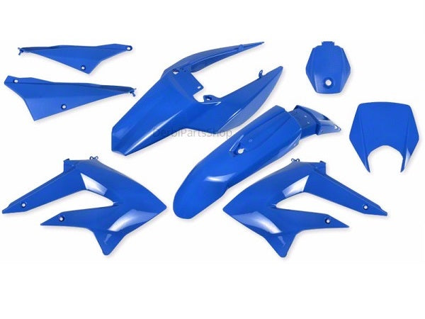 Kappenset 8-delig Derbi Senda DRD X-Treme 2010-2017 blauw