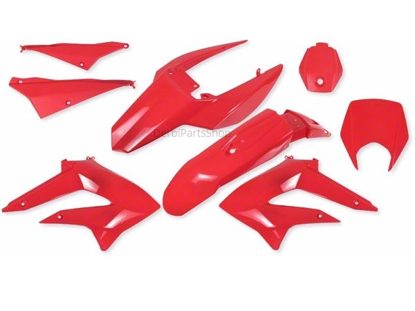 Kappenset 8-delig Derbi Senda DRD X-Treme 2011-2017 rood