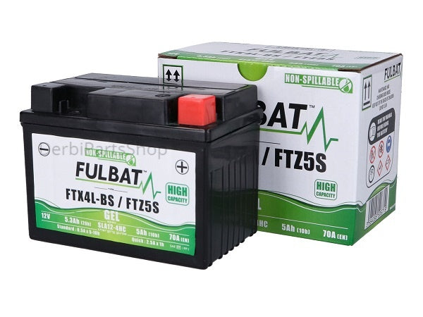 Fulbat 12v 5A gel accu 113x70x85mm
