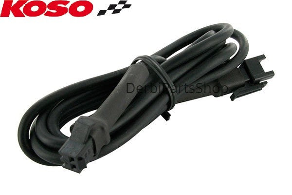 Koso kabel temperatuur meter zwart 1m universeel