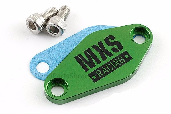 MXS oliepomp afdekplaat groen Derbi OT & NT