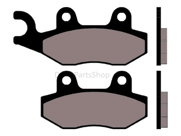 Remblokken set Derbi Senda DRD Racing/Aprilia SX, RX na 2011