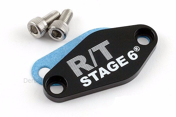 Stage6 R/T oliepomp afdekplaat zwart Derbi OT & NT