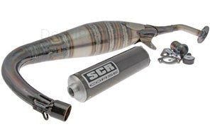 SCR Corse RacingLine50 uitlaat carbon Derbi/Aprilia