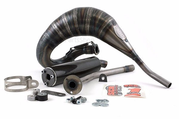SCR Corse RacingLine70 uitlaat bovenlangs Derbi/Aprilia