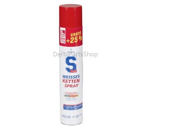 S100 wit 2.0 ketting spray 400ml spuitbus