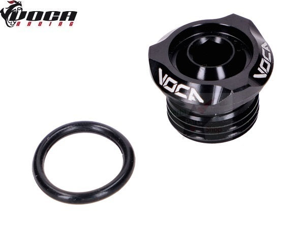 Voca olie vuldop V2 zwart Derbi/Aprilia