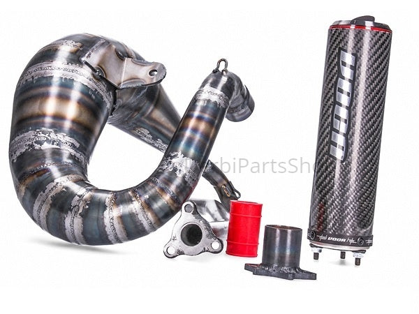 Voca Cross 80/90cc uitlaat bovenlangs Derbi Senda DRD Pro