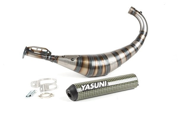 Yasuni R3 uitlaat kevlar Derbi Senda/AM6 supermoto