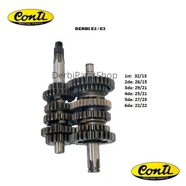 Conti CRX Racing versnellingsbak Derbi