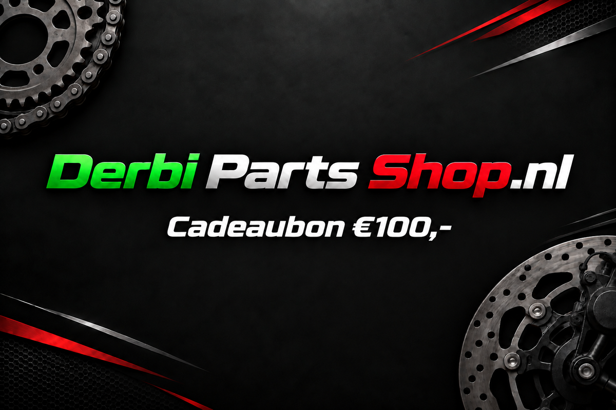 Cadeaubon DerbiPartsShop.nl van €100