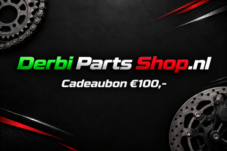 Cadeaubon DerbiPartsShop.nl van €100