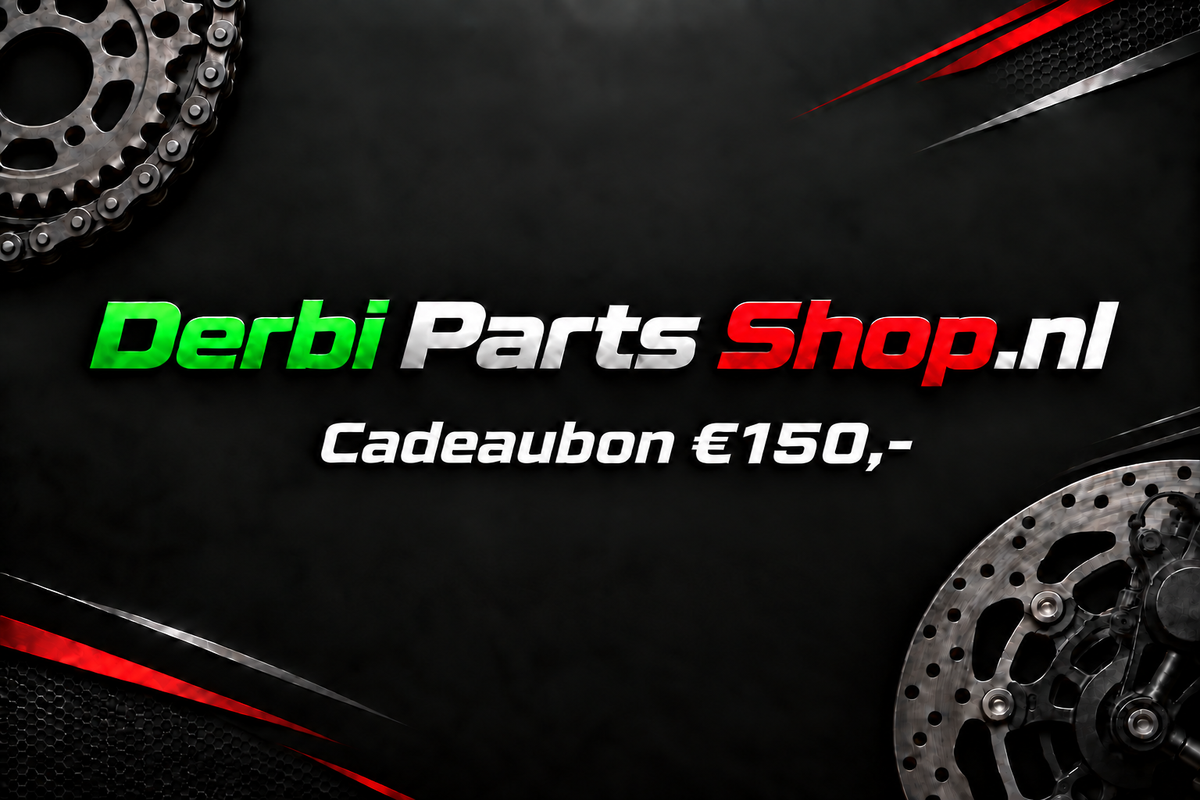 Cadeaubon DerbiPartsShop.nl van €150