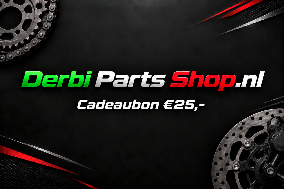 Cadeaubon DerbiPartsShop.nl van €25