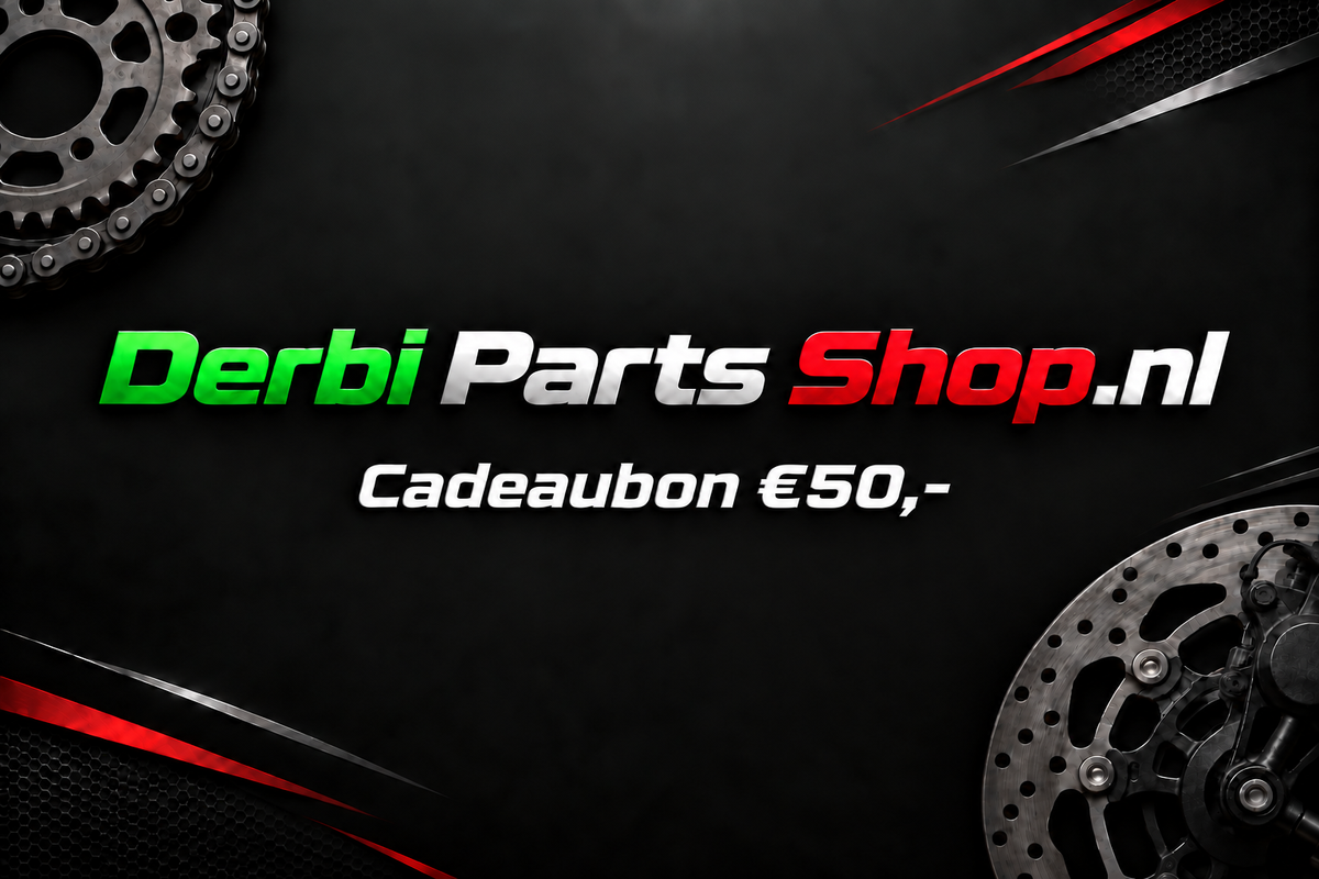 Cadeaubon DerbiPartsShop.nl van €50