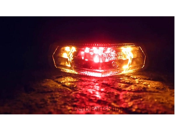 Donker led RAW achterlicht 150x85mm universeel