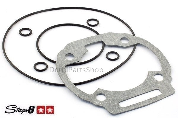 Stage6 77cc BigRacing cilinder pakking set Derbi/Aprilia NT 2006>