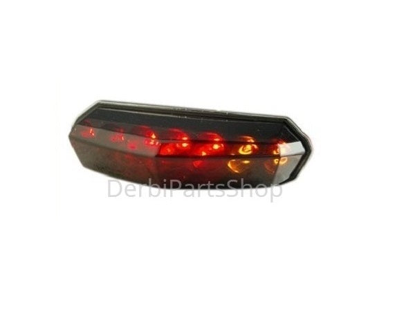 Donker led RAW achterlicht 150x85mm universeel