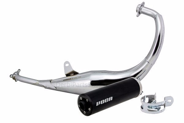 VOCA Rookie Replica 50/70cc zwart uitlaat Derbi/Aprilia