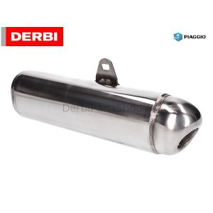 Derbi Senda / Aprilia SX,RX / Gilera SMT, RCR originele uitlaat demper RVS 2000 - 2025