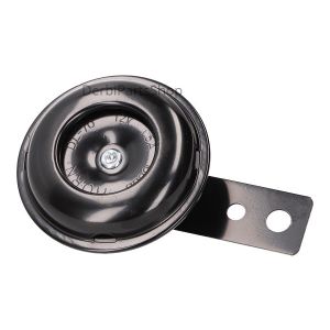 Claxon zwart 12V 65mm universeel