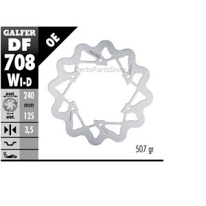 Galfer 240mm wave remschijf Derbi Senda DRD Limited Edition
