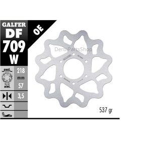 Galfer 218mm wave remschijf Derbi Senda DRD Limited Edition