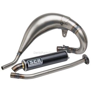 SCR Corse HM50/70 uitlaat bovenlangs Derbi Senda DRD Pro