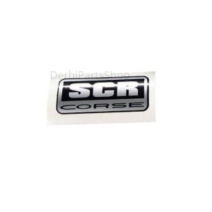 SCR Corse uitlaat demper sticker hittebestendig