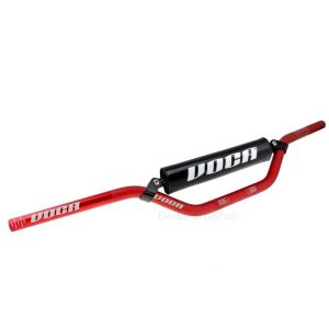 VOCA Racing 22mm aluminium stuur rood + stuurrol zwart