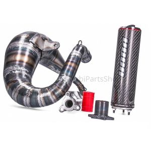 Voca Cross 80/90cc uitlaat bovenlangs Derbi Senda DRD Pro