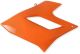 Derbi Senda DRD Racing radiateur kap links oranje